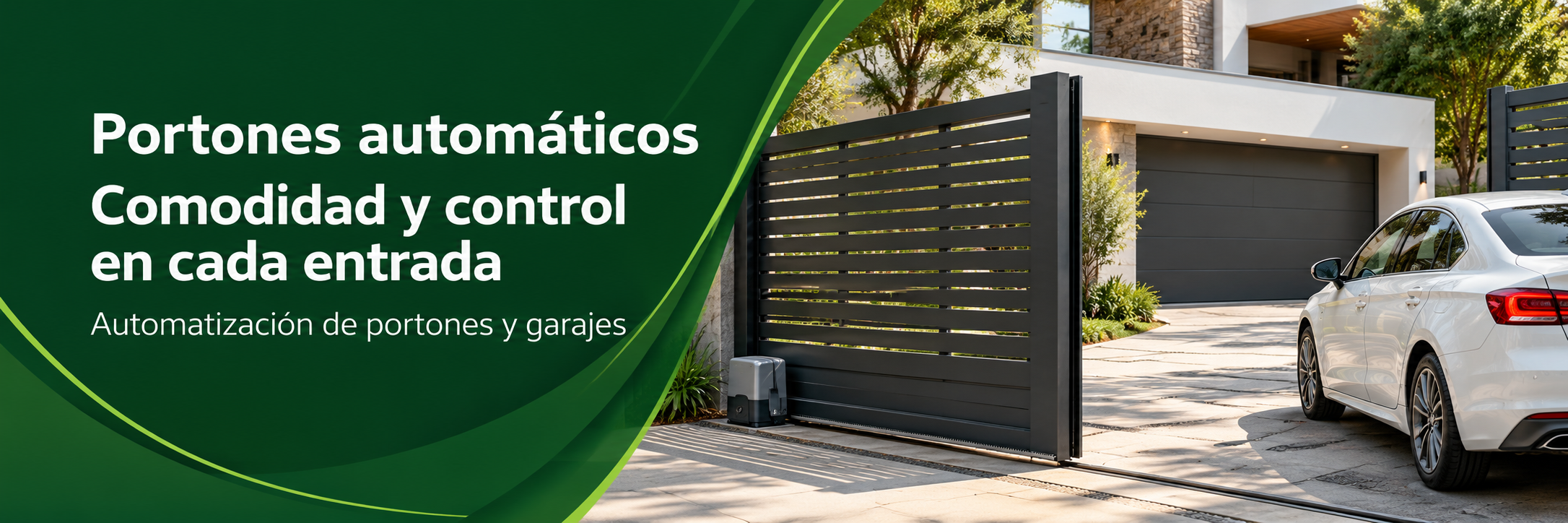 Portones automáticos: automatización de portones y puertas de garaje