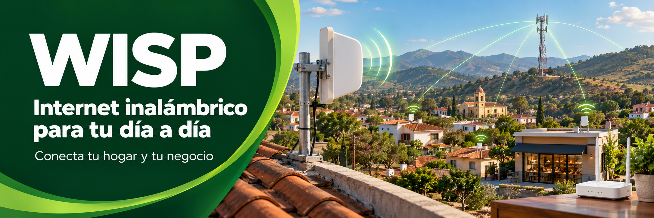 WISP: conectividad inalámbrica para hogares y negocios